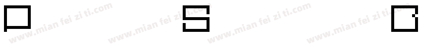 Pixel Square Bold字体转换